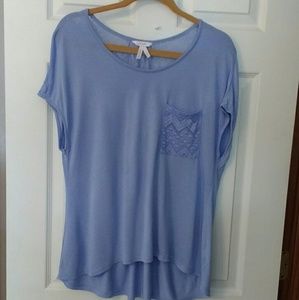 Candies Lace Inset Top